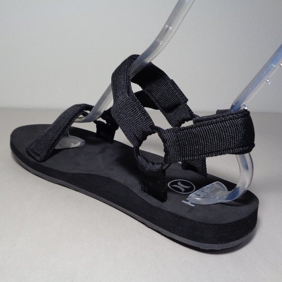Hurley Size 13 M RIVER Black Sport Sandals New Men\'s Shoes main image 13